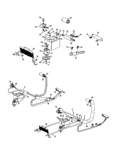 Part Location Diagram of 02003368P Cub Cadet Steering Cylinder
